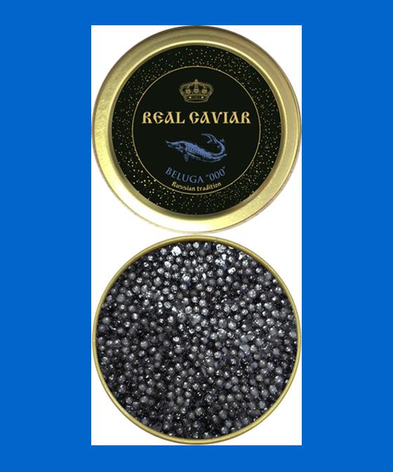 10 Gr CAVIALE BELUGA 000 (Huso Huso) 1,06 Oz - Real Caviar Qualita' Top dal Mar Nero